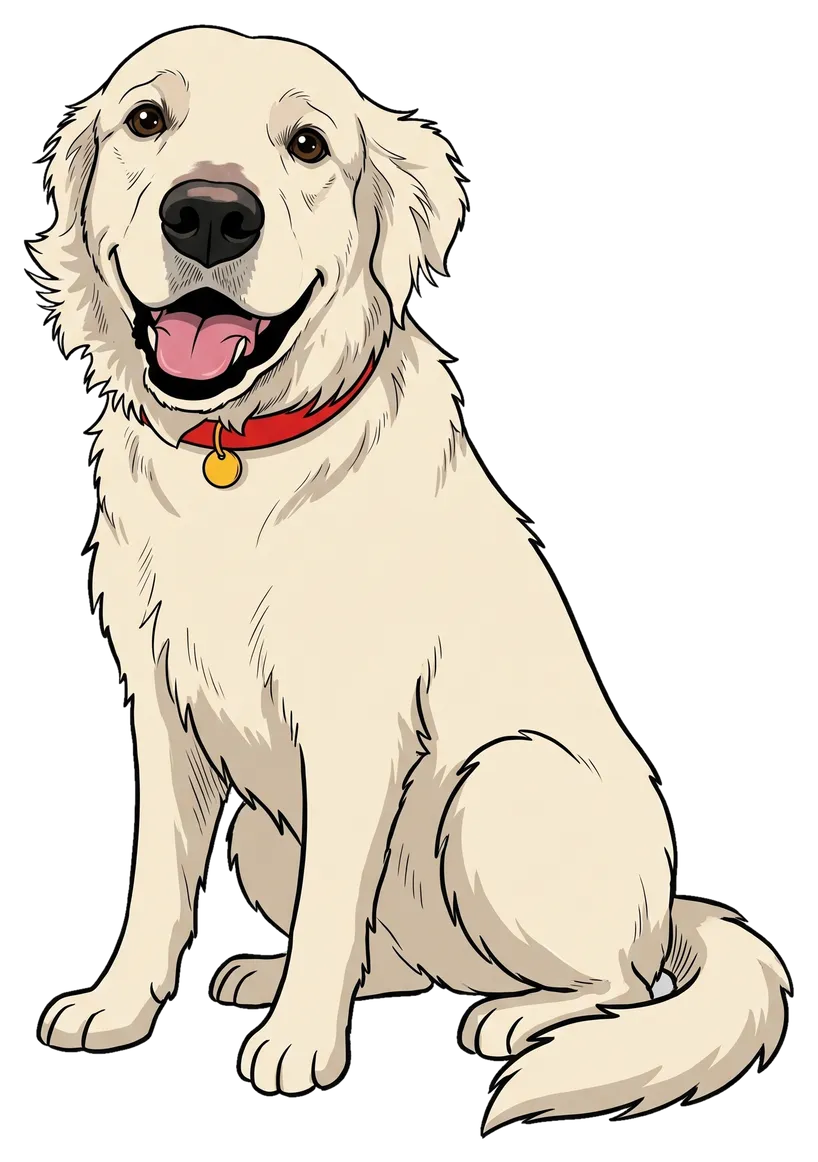 Lambeau's cartoon character portrait
